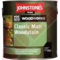 Johnstones Satin Woodstain Matt - Teak - 0,75 L