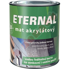 Eternal mat akrylátový 0,7 kg - vodou ředitelná barva pro venkovní i vnitřní použití