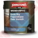 Johnstones Quick Dry Polyurethane Floor Varnish Gloss - lesk 2,5 L