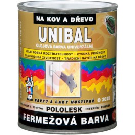 UNIBAL FERMEŽOVÁ BARVA O2025 1000 BÍLÝ 1 KG
