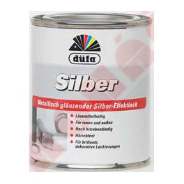 Düfa Silber extra - Stříbrná žáruvzdorná barva SZB 0,125 L
