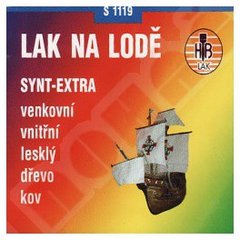 LAK NA LODĚ S1119 SYNT-EXTRA 8 L HB-LAK  (lodní lak)
