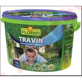 TRAVÍN - hnojivo na trávník FLORIA 4 KG